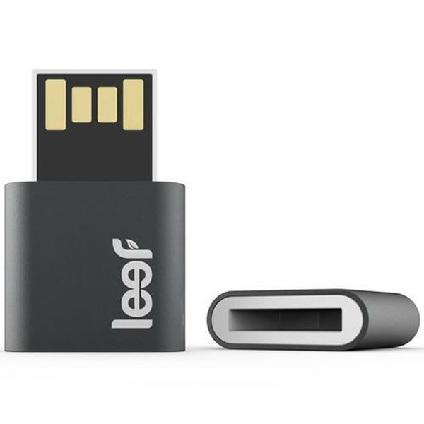 Leef 8GB Fuse USB 2.0 8ГБ USB 2.0 Древесный уголь, Белый USB флеш накопитель