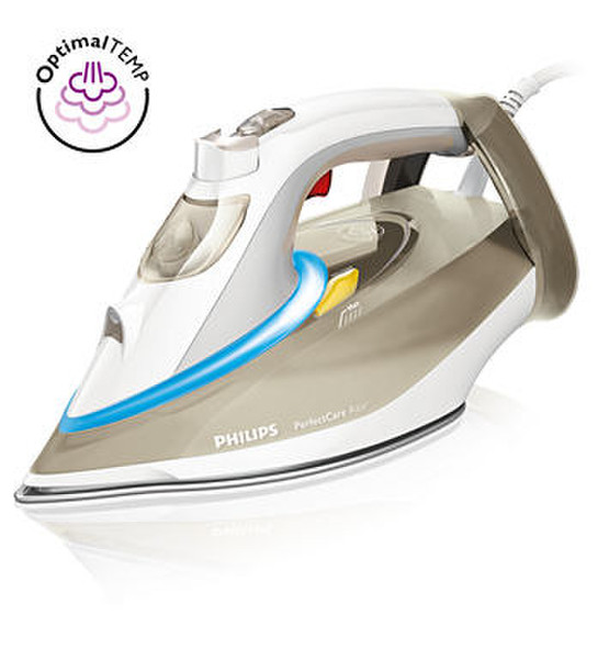 Philips 2800 W Buharlı Ütü Dry & Steam iron 2800W Beige,White