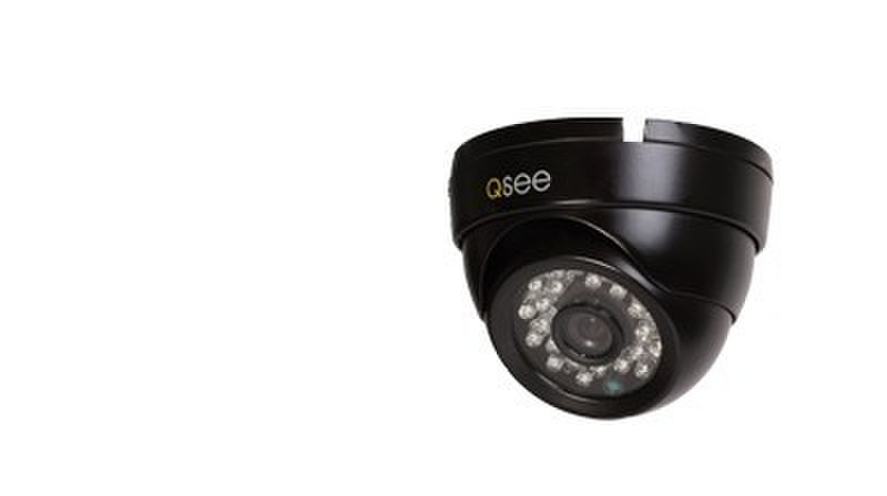 Q-See QM9704D CCTV security camera В помещении и на открытом воздухе Dome Черный камера видеонаблюдения