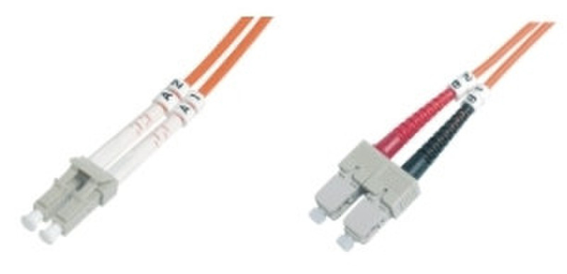 M-Cab Duplex Netzwerkkabel LC-SC 50/125µ M - 2m 2m LC SC Glasfaserkabel