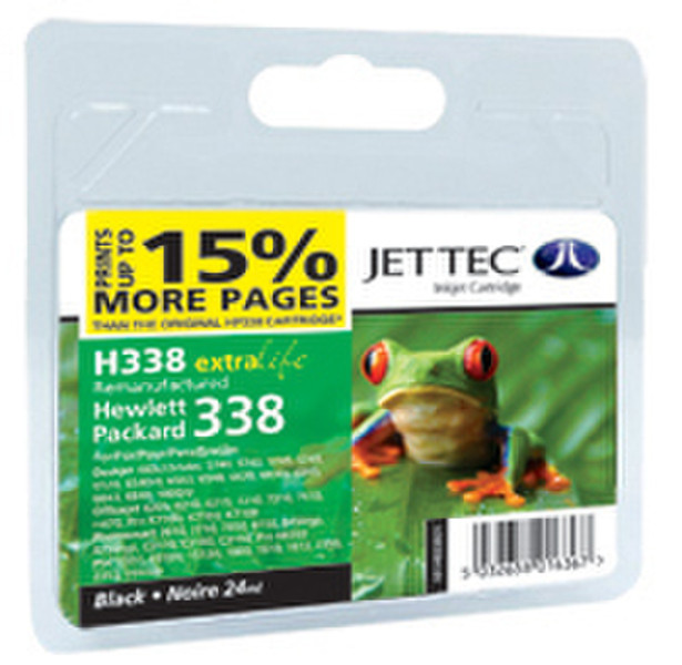 Jet Tec HP338 C8765EE Black ink cartridge