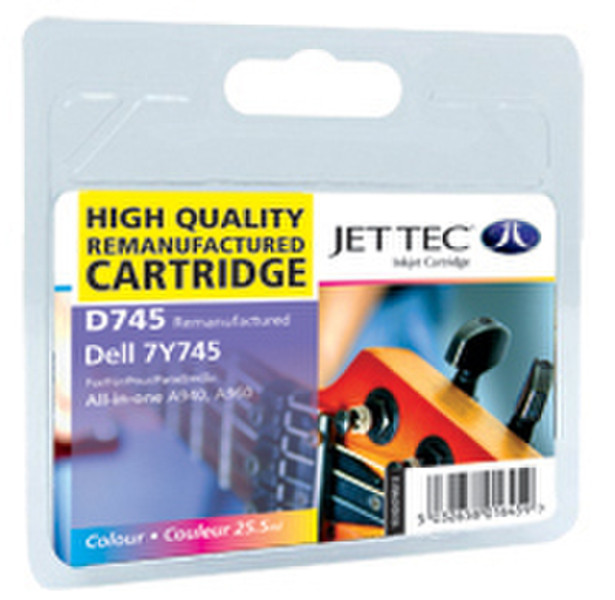 Jet Tec 7Y745 cyan,magenta,yellow ink cartridge