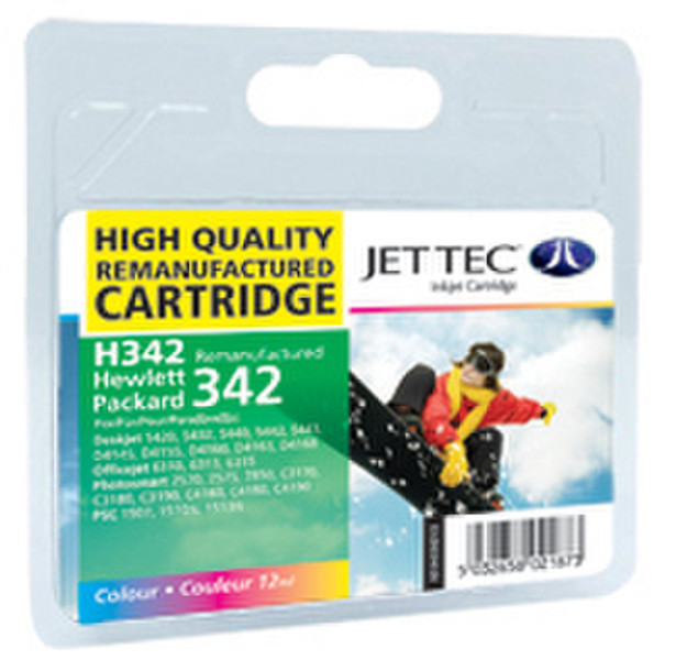 Jet Tec HP 342 C9361 cyan,magenta,yellow ink cartridge