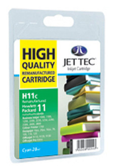 Jet Tec HP11 C4836A Cyan ink cartridge