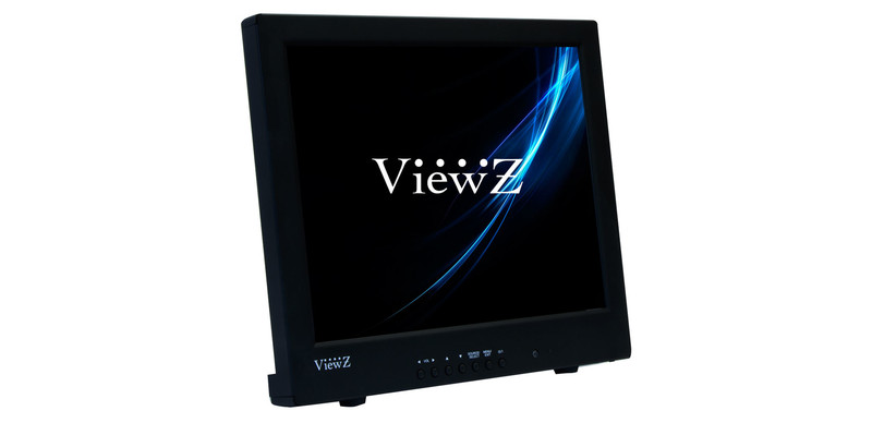 ViewZ VZ-15RTC 15Zoll Schwarz Computerbildschirm