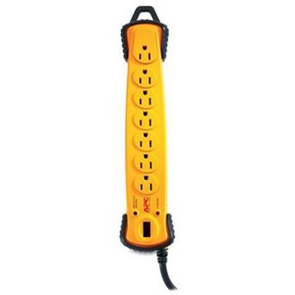 Schneider Electric PDIY7 7AC outlet(s) 120V 2.44m Yellow surge protector