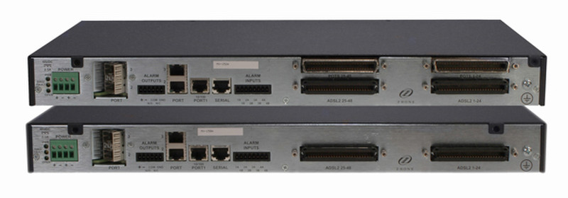 Zhone MX-150A ADSL2+ Eingebauter Ethernet-Anschluss Schwarz Router