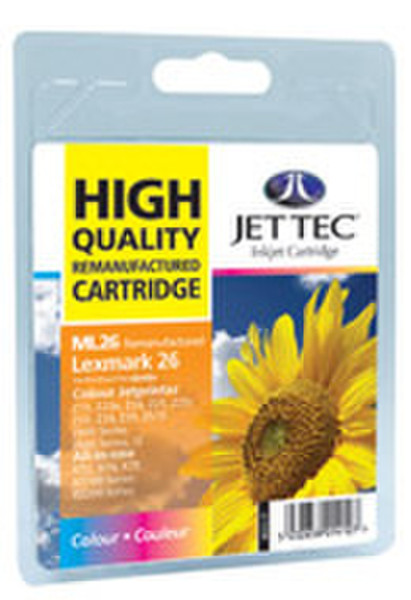 Jet Tec 10N0026 cyan,magenta,yellow ink cartridge