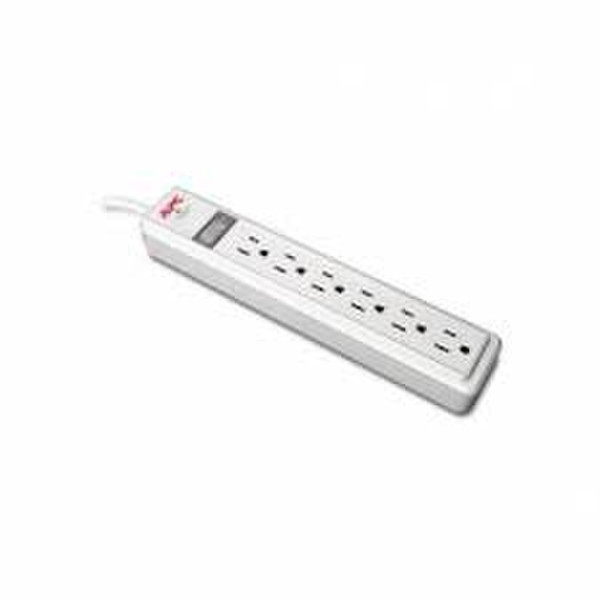 Schneider Electric P66 6AC outlet(s) 120V 1.8m White surge protector