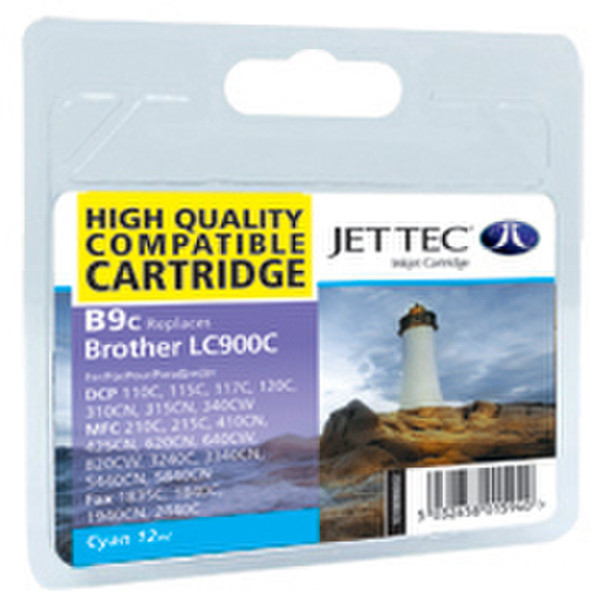 Jet Tec LC-900C Cyan ink cartridge