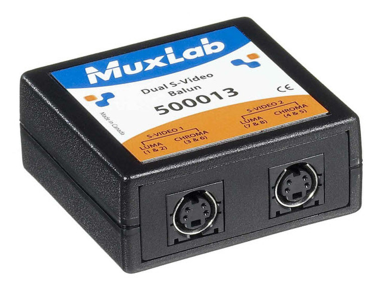 MuxLab 500013 AV transmitter Черный АВ удлинитель