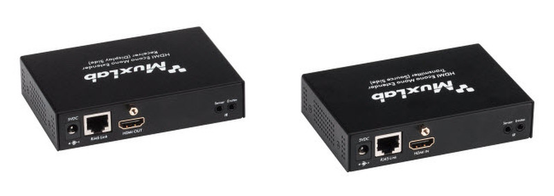 MuxLab 500451 AV transmitter & receiver Черный АВ удлинитель