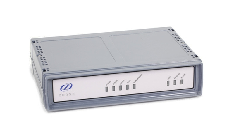 Zhone ZNID-GE-2244-DC Network transmitter & receiver Белый