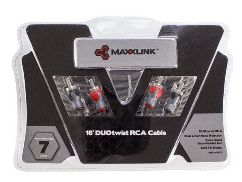 Maxxsonics 16ft. RCA x 2 m/m