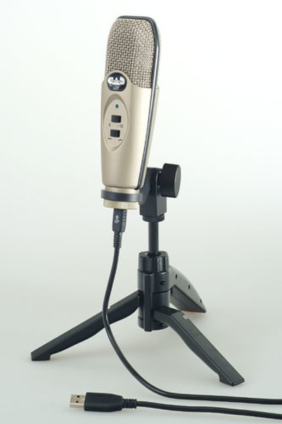 CAD Audio U37 Verkabelt Silber Mikrofon