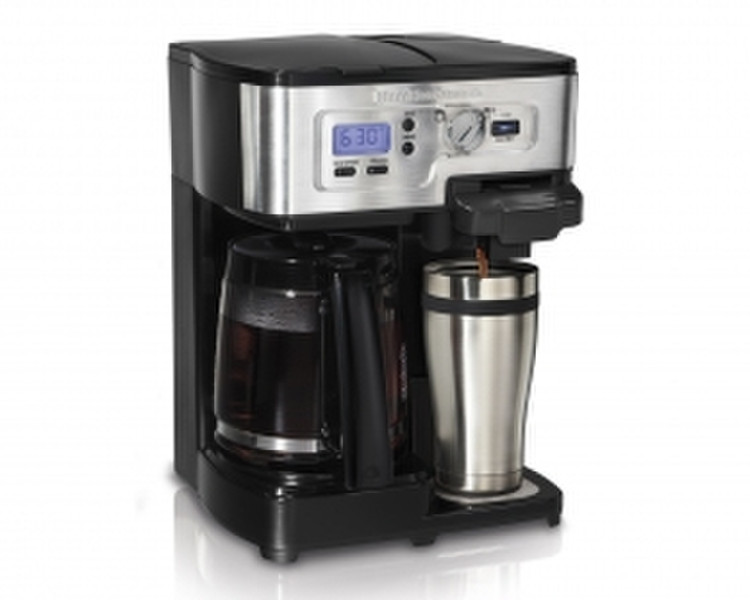Hamilton Beach 49983 Combi coffee maker 0.41L 12cups Black,Stainless steel coffee maker