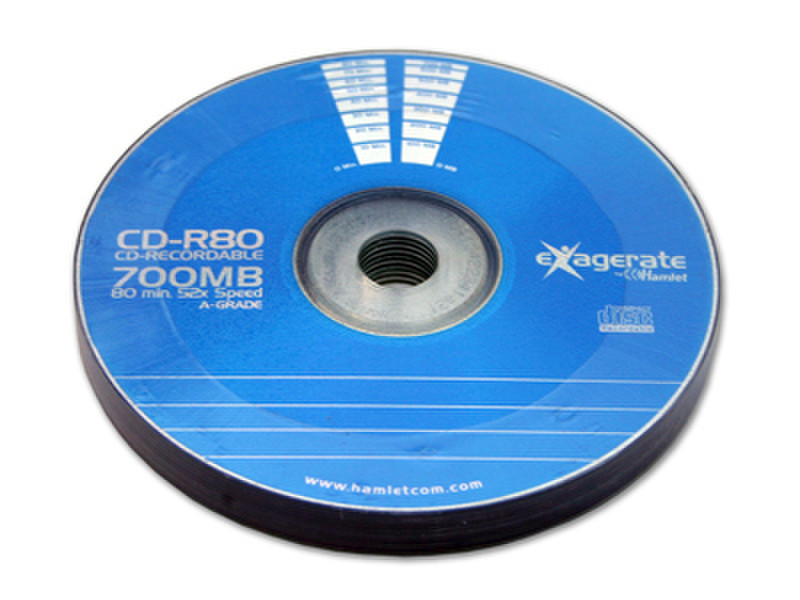 Hamlet XC852W10 CD-R 700MB 10Stück(e) CD-Rohling