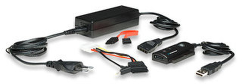 Manhattan USB 2.0 - SATA/IDE Adapter interface cards/adapter