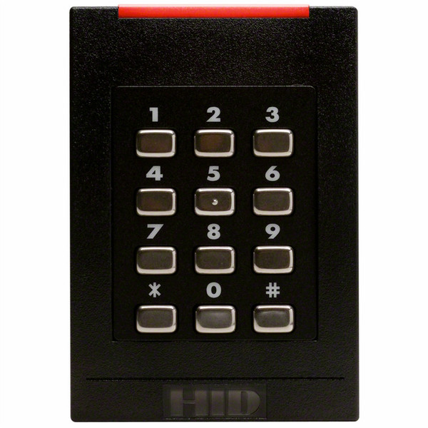 HID Identity multiCLASS SE RPK40 Indoor/Outdoor Black smart card reader