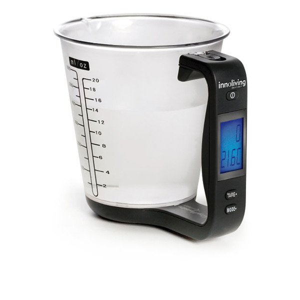 Innofit INN-120 Electronic kitchen scale Черный, Прозрачный кухонные весы