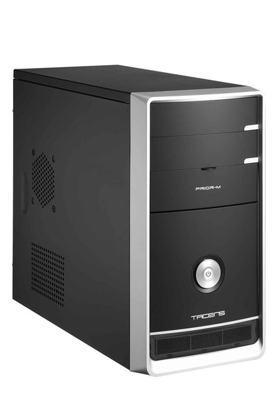 Tacens Prior M Midi-Tower Black,Silver computer case