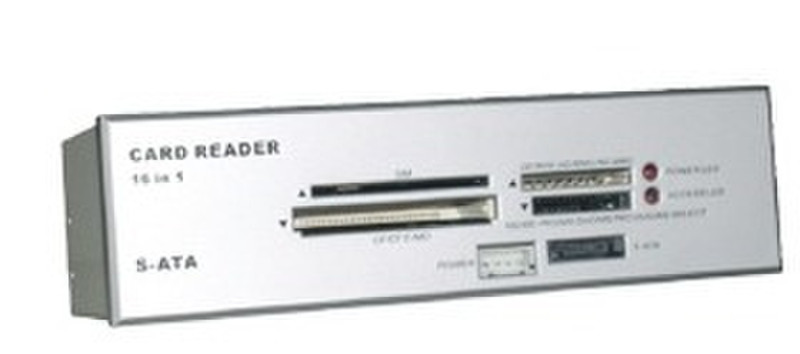 MS-Tech Lu-161s SATA Silver card reader