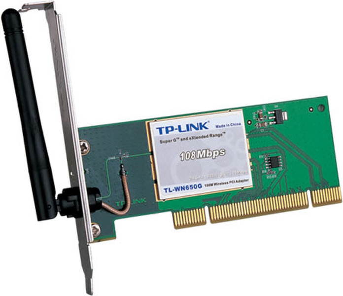 TP-LINK 108Mbps Wireless PCI Adapter 108Mbit/s networking card