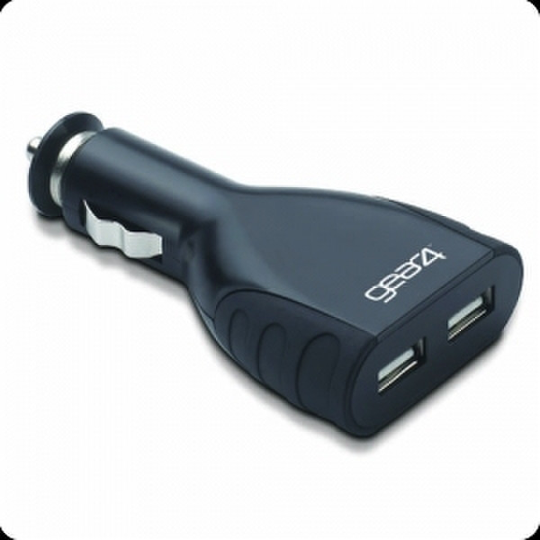 GEAR4 RoadTour Dual Charge Auto Black mobile device charger