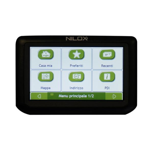 Nilox NX-EUROPE NAVIGATOR 200 - AUTOVELOX Fixed LCD Touchscreen 170g Schwarz Navigationssystem