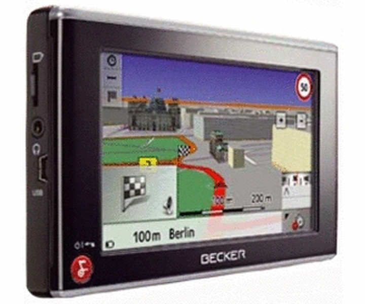 Becker Traffic Assist Z205 Handgeführt 4.3Zoll LCD Touchscreen 197g Schwarz Navigationssystem