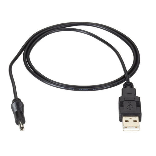 Black Box AVX-DVI-FO-USBPS 0.8m USB A DC Black USB cable