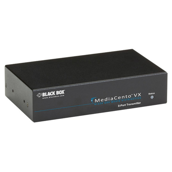 Black Box AVX-VGA-TP-TX-8 AV transmitter Schwarz Audio-/Video-Leistungsverstärker