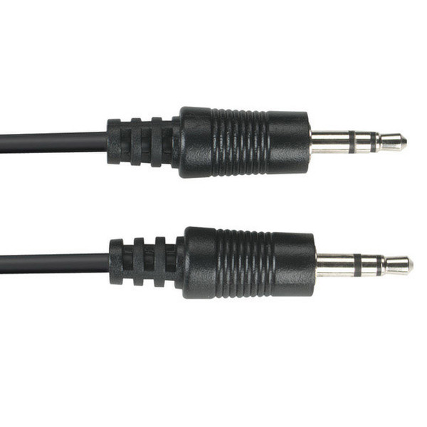 Black Box 3.5-mm - 3.5-mm, 5-ft 1.5м 3,5 мм 3,5 мм Черный аудио кабель