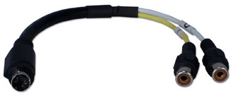 QVS 6" Mini4 - 2xRCA m/f