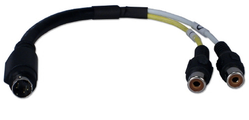 QVS 6" Mini4 - 2xRCA m/f