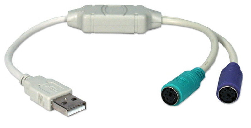 QVS 1ft. USB to PS/2