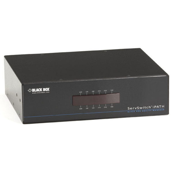 Black Box ACR1000A-CTL-8 Schwarz Tastatur/Video/Maus (KVM)-Switch