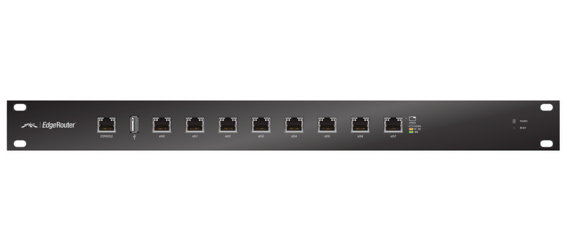 Ubiquiti Networks EdgeRouter ER-8 Подключение Ethernet Черный проводной маршрутизатор