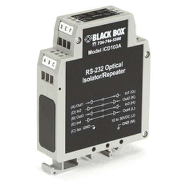 Black Box ICD103A серийный преобразователь/ретранслятор/изолятор