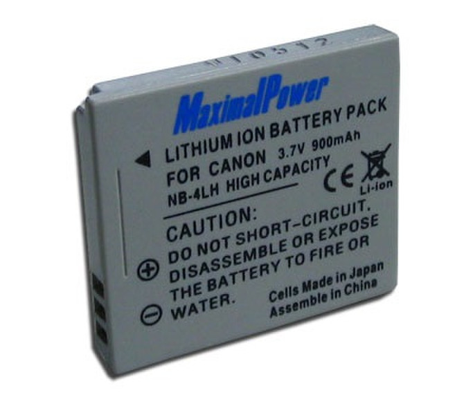 MaximalPower NB-4L f/ Canon Lithium-Ion 900mAh 3.7V rechargeable battery