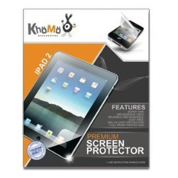 KHOMO 0689466341102 Anti-glare iPad 2/3/4 3шт защитная пленка