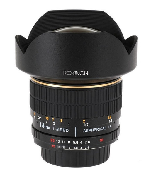 ROKINON 14mm f/2.8 IF ED MC SLR Ultra-wide lens Черный