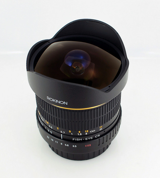 ROKINON 8mm f/3.5 Aspherical Fisheye SLR Wide fish-eye lens Черный