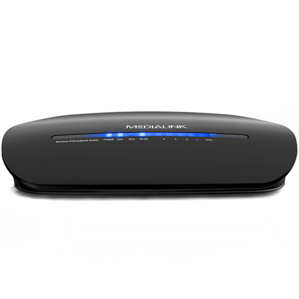 Mediabridge MWN-WAPR150N Fast Ethernet Schwarz WLAN-Router