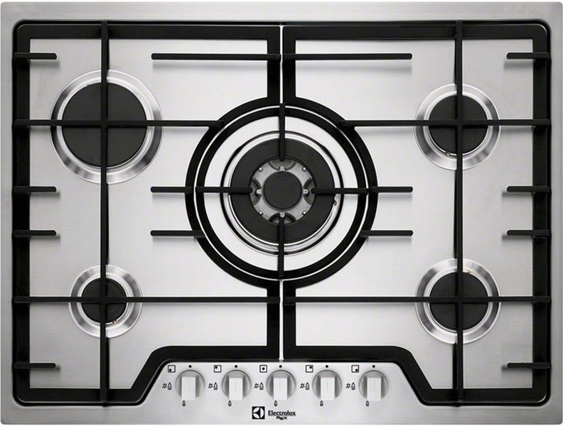 Electrolux FX075OV built-in Gas Stainless steel hob