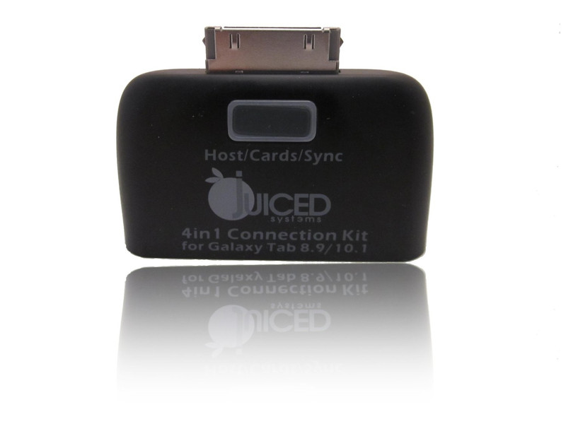 Juiced Systems GT4-01 USB 2.0 Черный устройство для чтения карт флэш-памяти