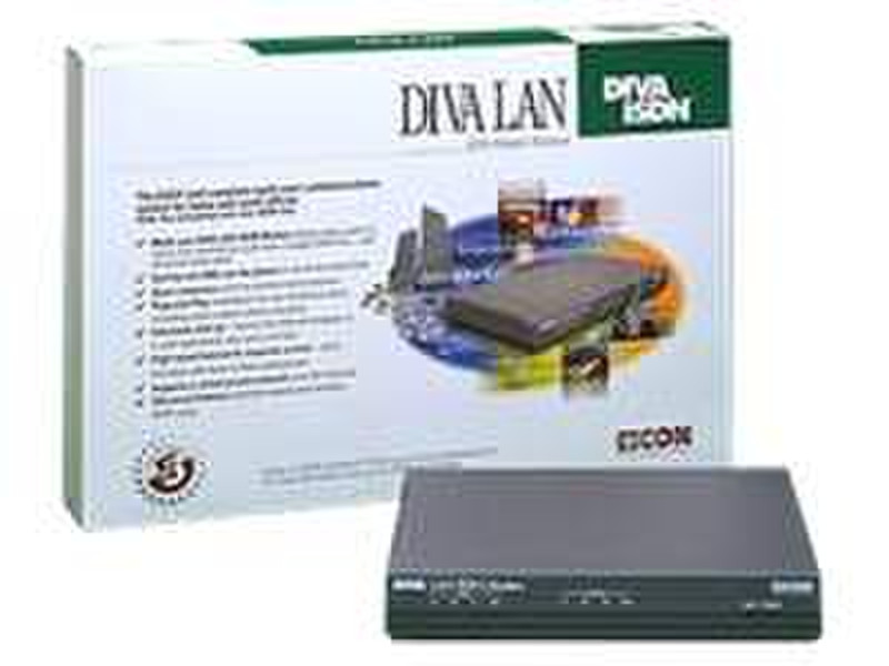 Eicon Diva LAN ISDN Modem 512кбит/с модем
