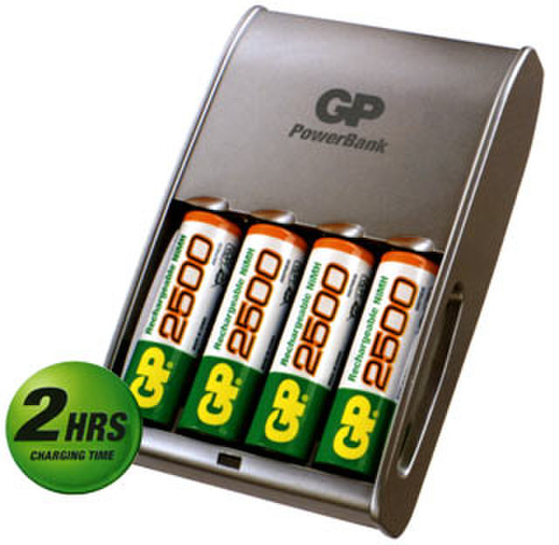 GP Batteries Mid-Range Series PowerBank RAPID 2 + 4 x AA 2700 mAh