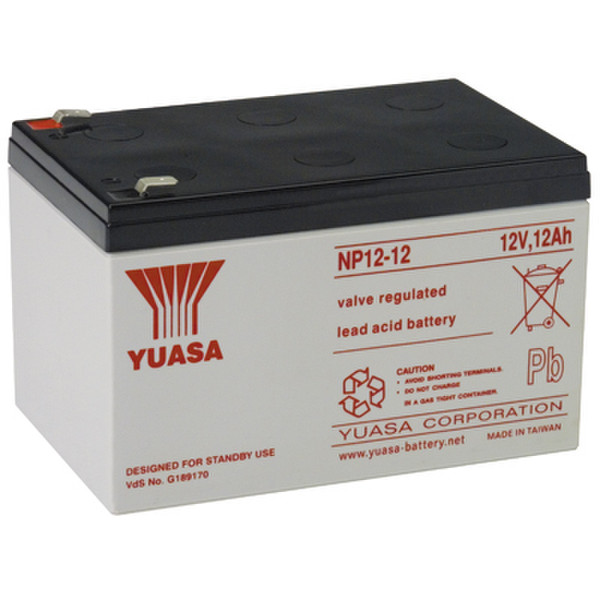 Yuasa NP12-12 Sealed Lead Acid (VRLA) 12000mAh 12V rechargeable battery