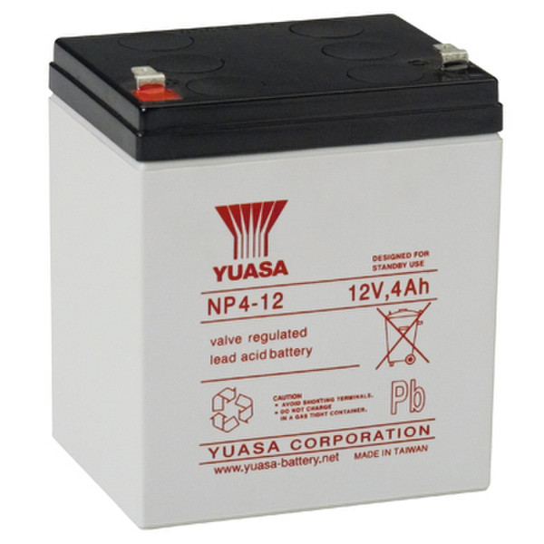 Yuasa NP4-12 Sealed Lead Acid (VRLA) 4000mAh 12V rechargeable battery